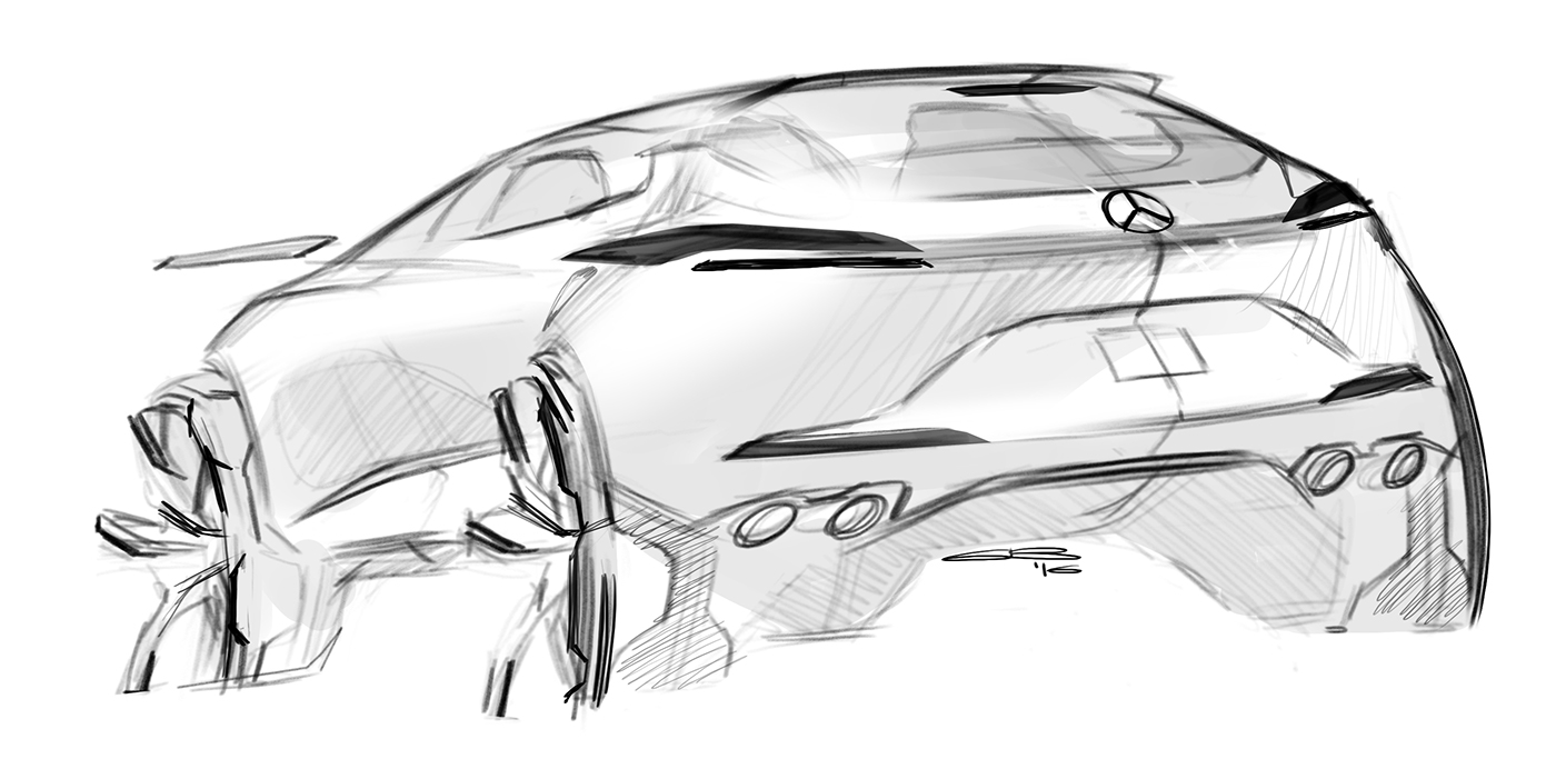 sketch，Design，automobile，