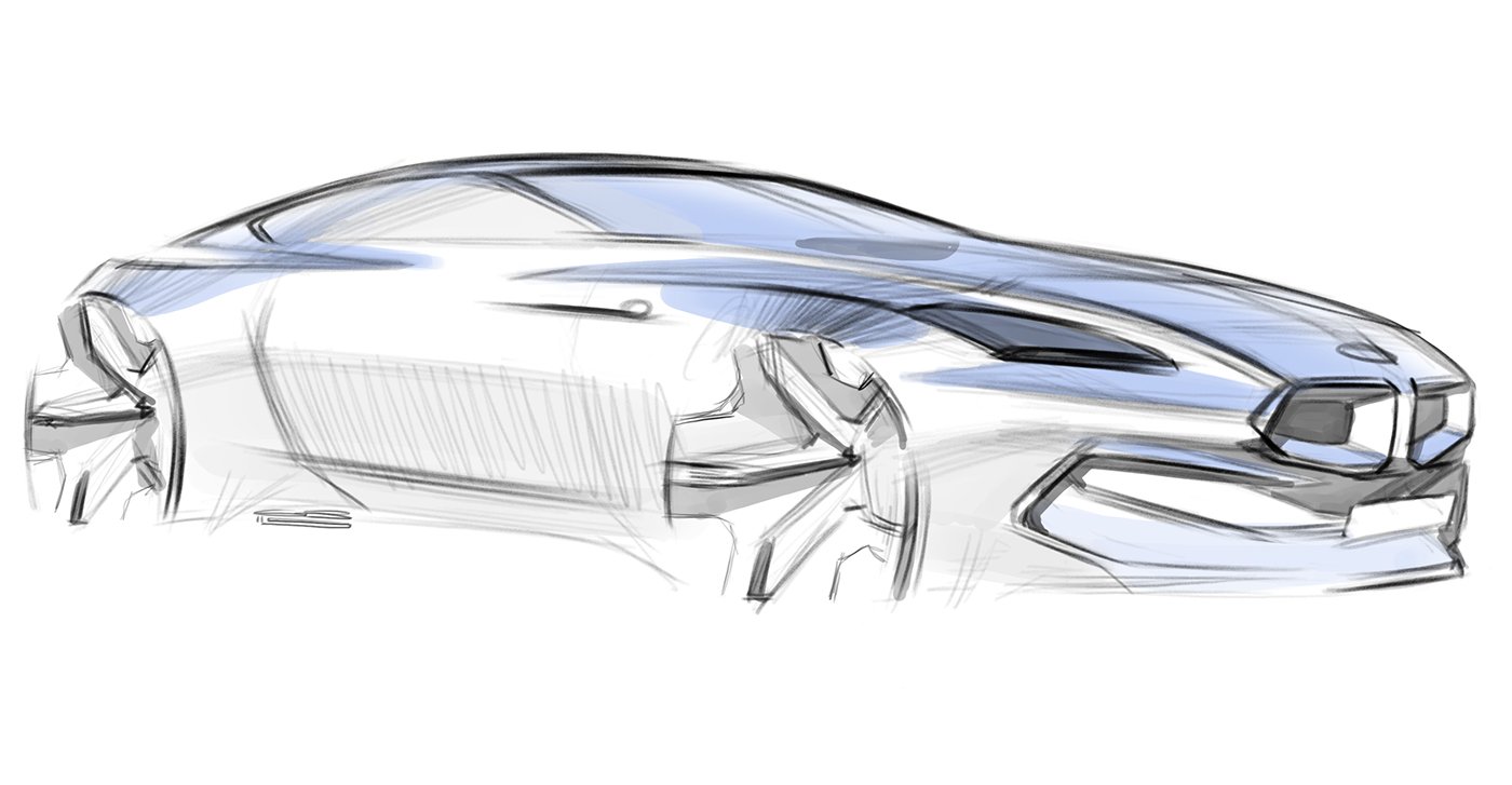sketch，Design，automobile，