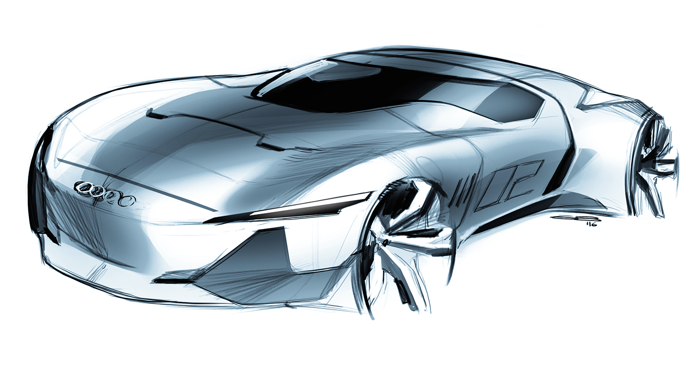 sketch，Design，automobile，
