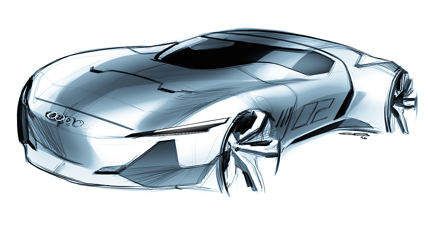 sketch，Design，automobile，