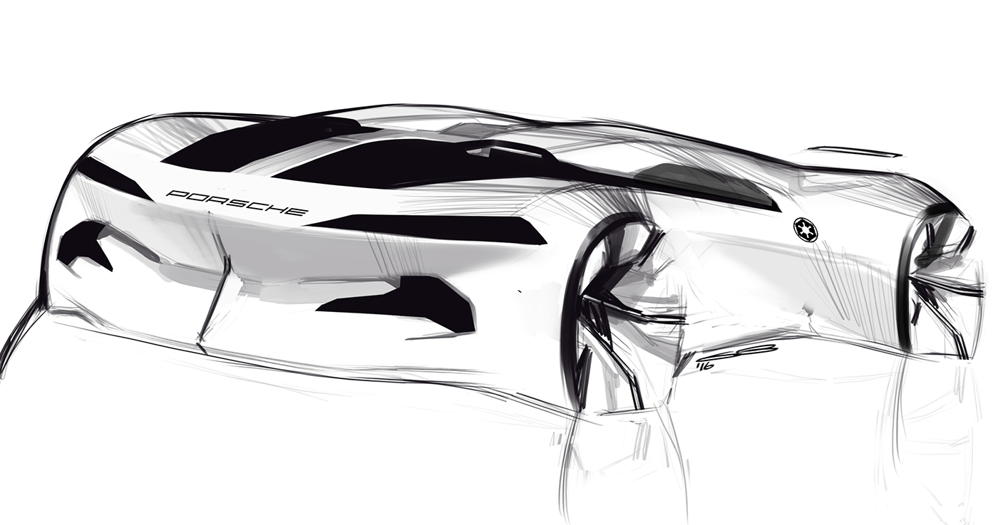 sketch，Design，automobile，