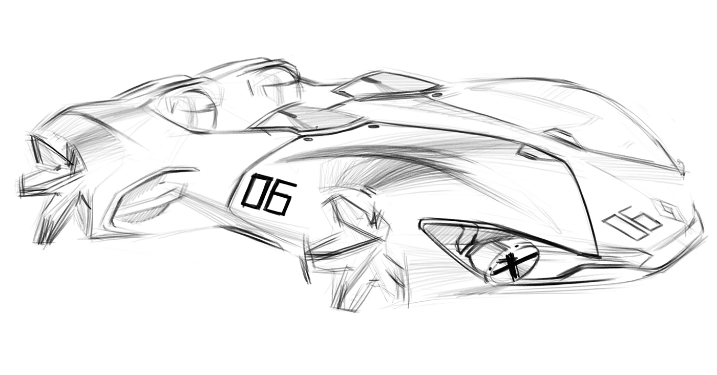 sketch，Design，automobile，
