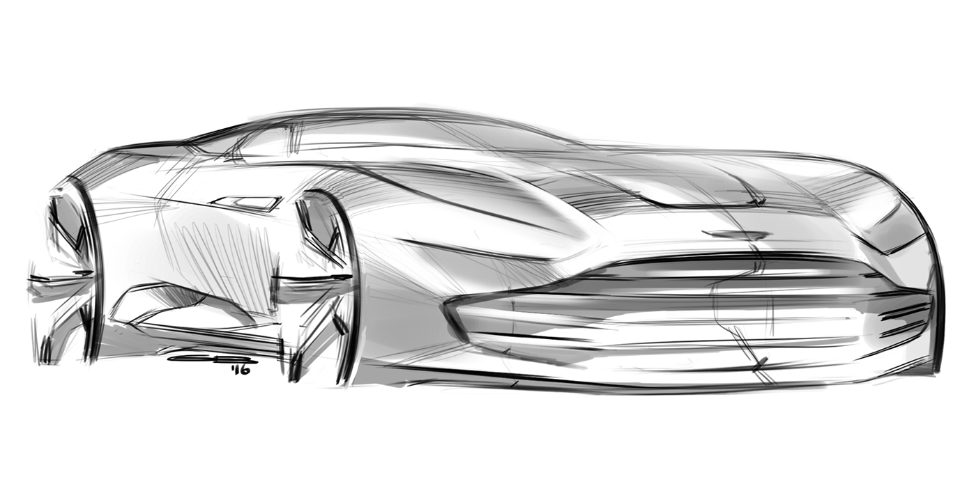 sketch，Design，automobile，