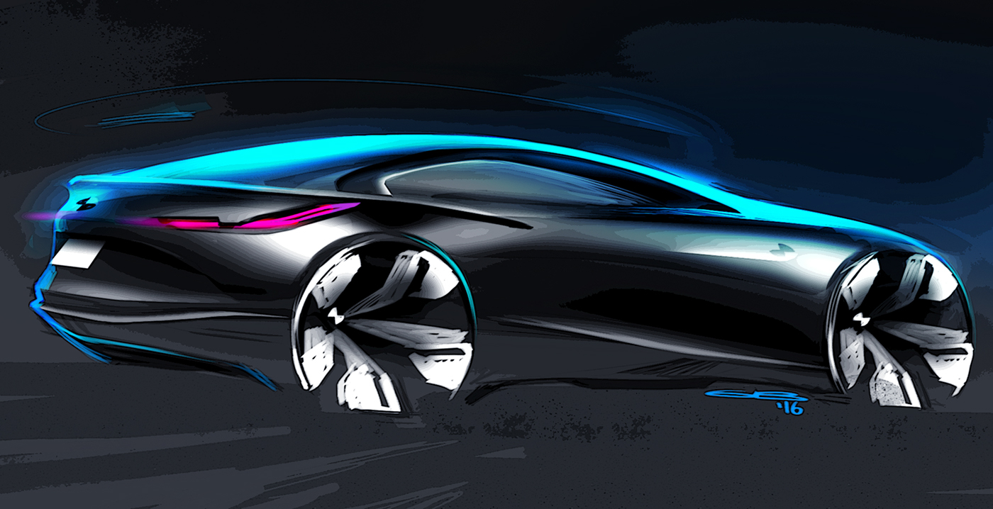 sketch，Design，automobile，