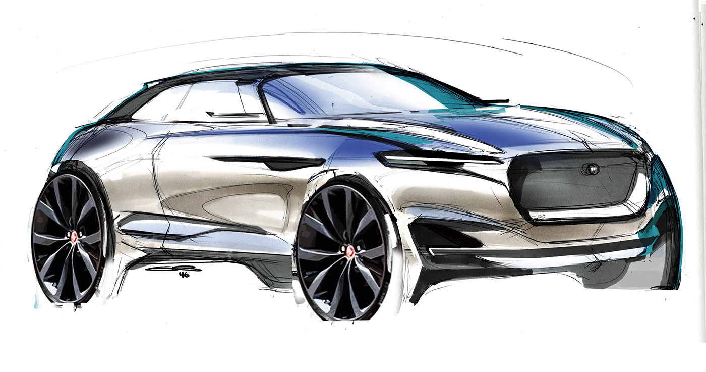 sketch，Design，automobile，
