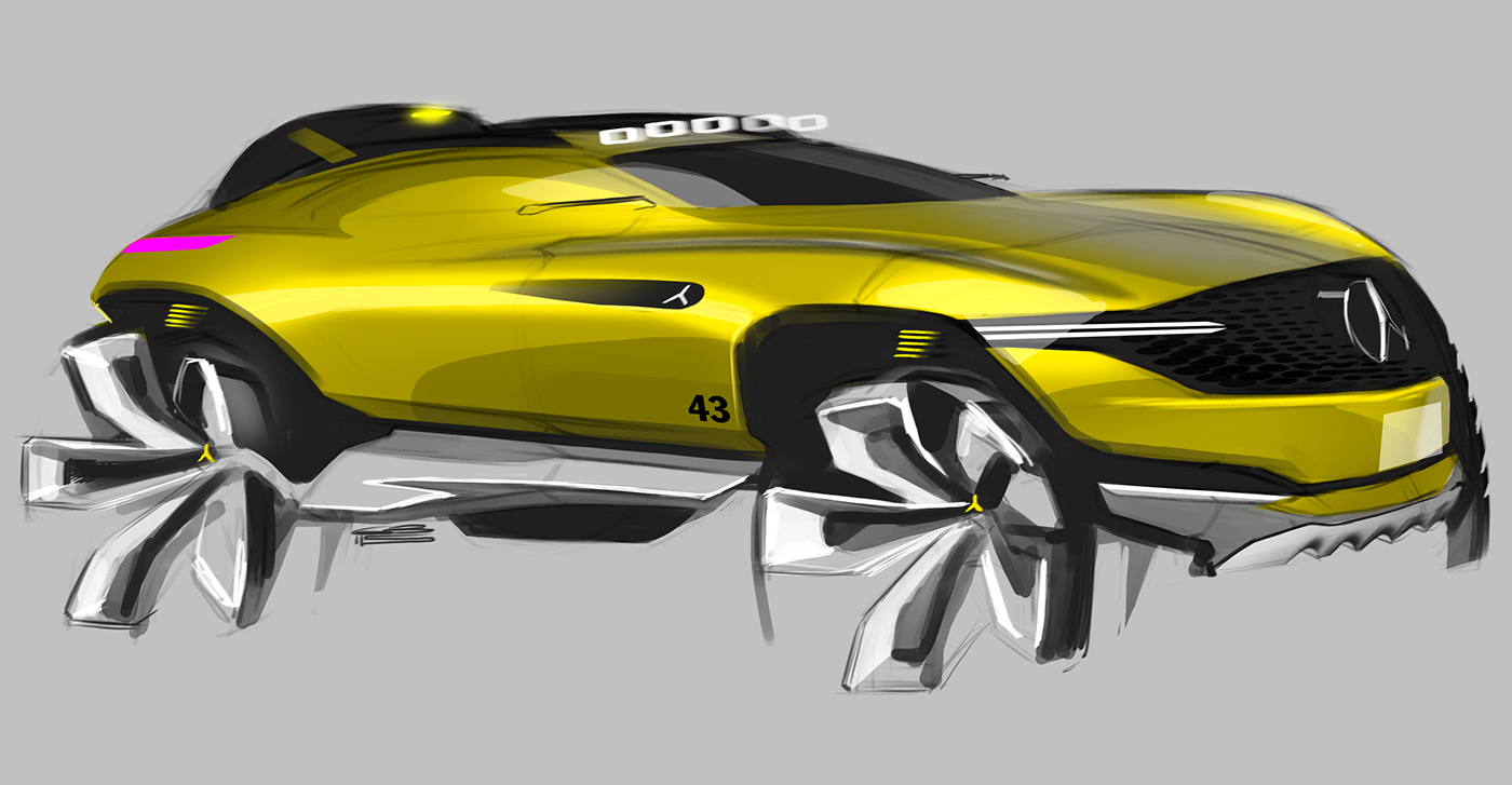 sketch，Design，automobile，