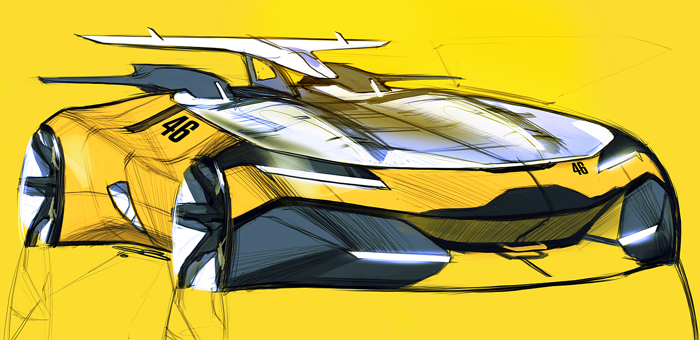 sketch，Design，automobile，