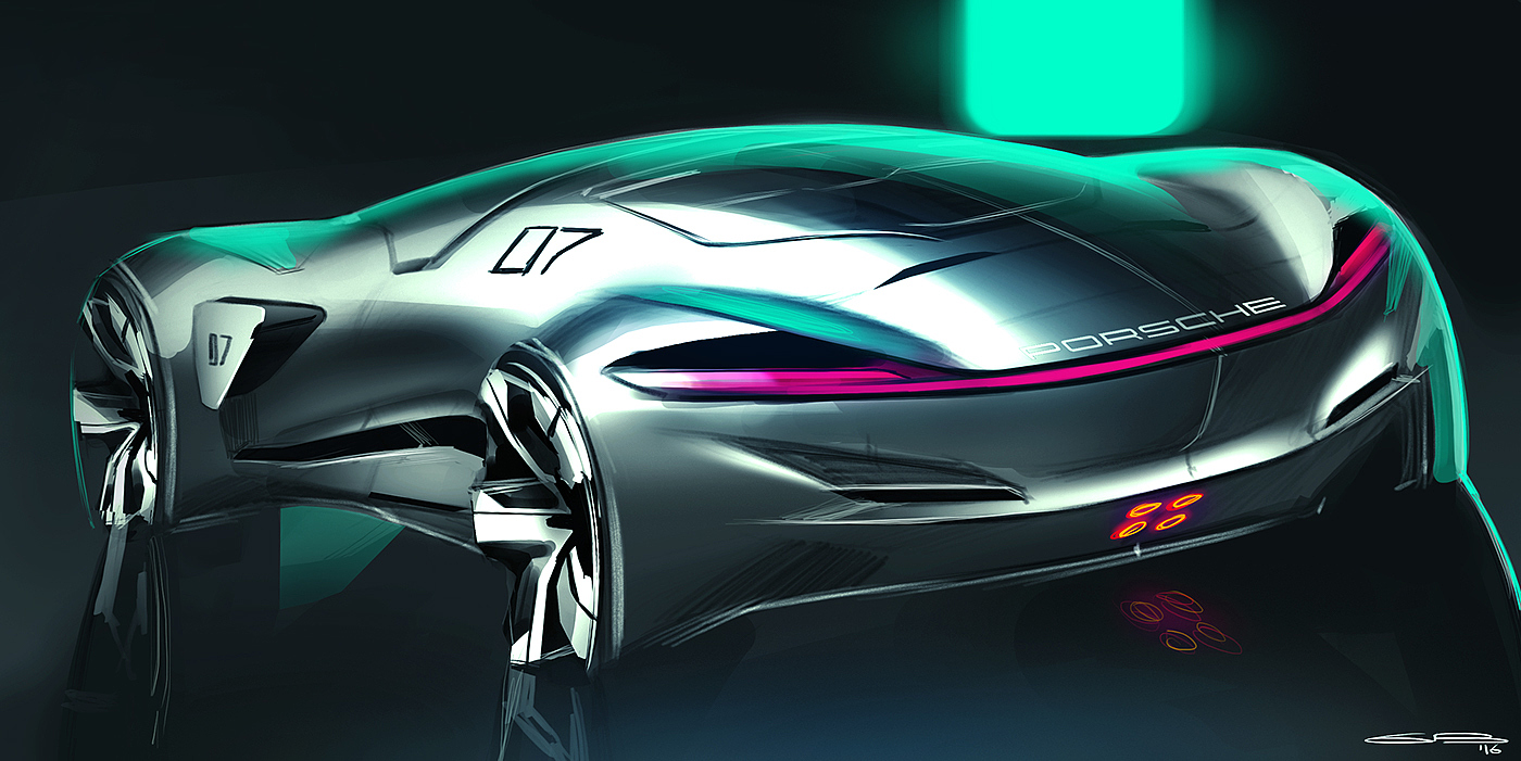 sketch，Design，automobile，