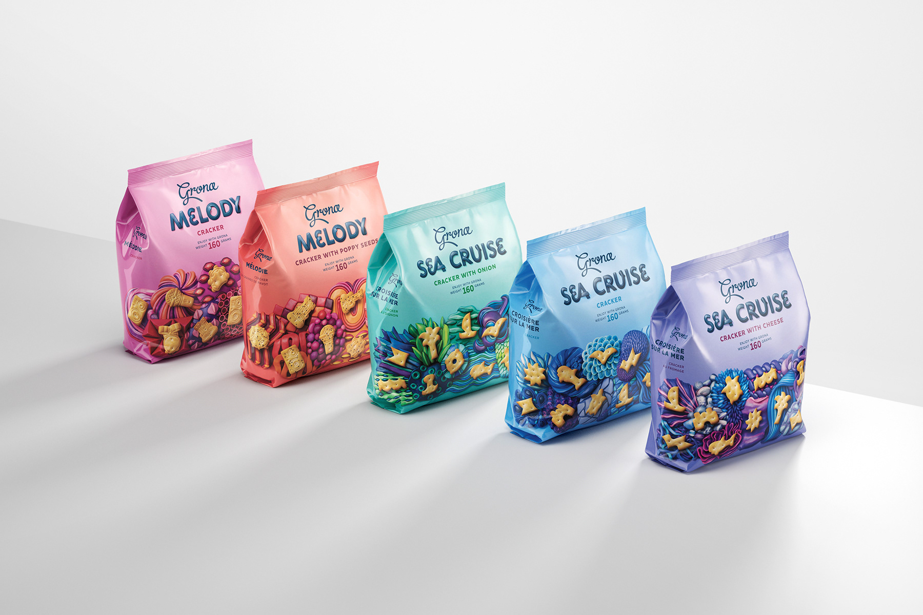 Sea Cruise，biscuit，packing design，