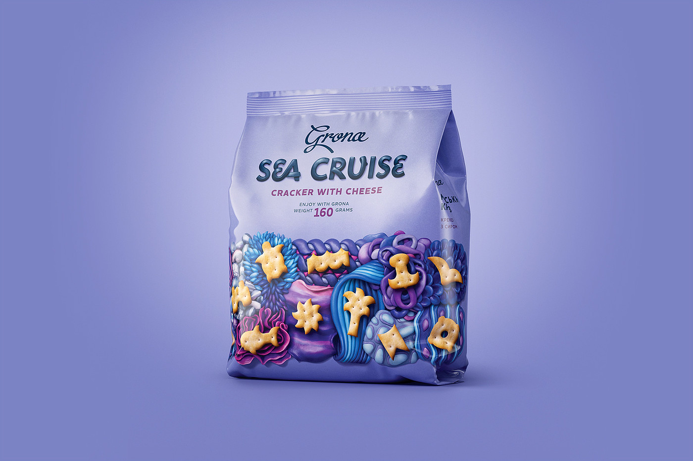 Sea Cruise，饼干，包装设计，