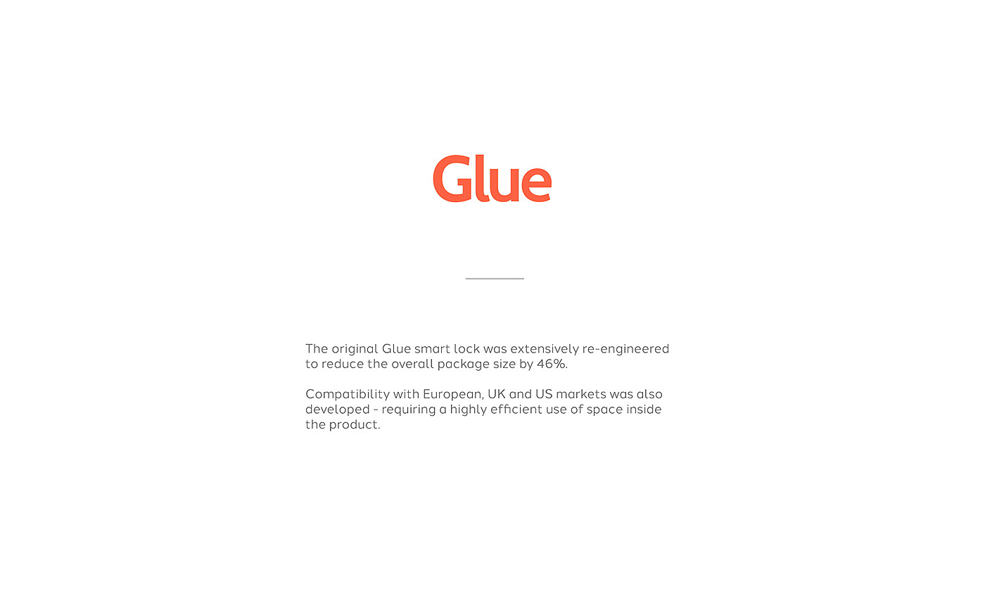 Glue，Smartlock，智能锁，微型，门用，