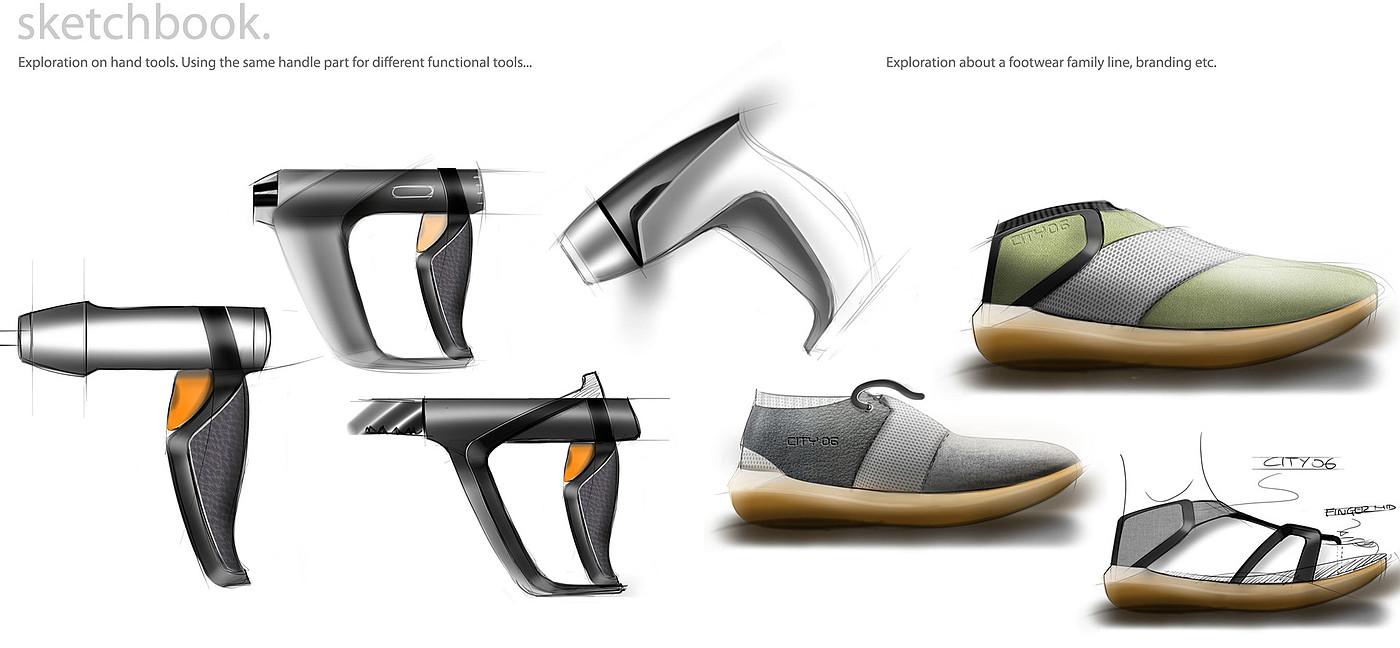 industrial design，sketch，Intellectualization，Gokhan Keman，