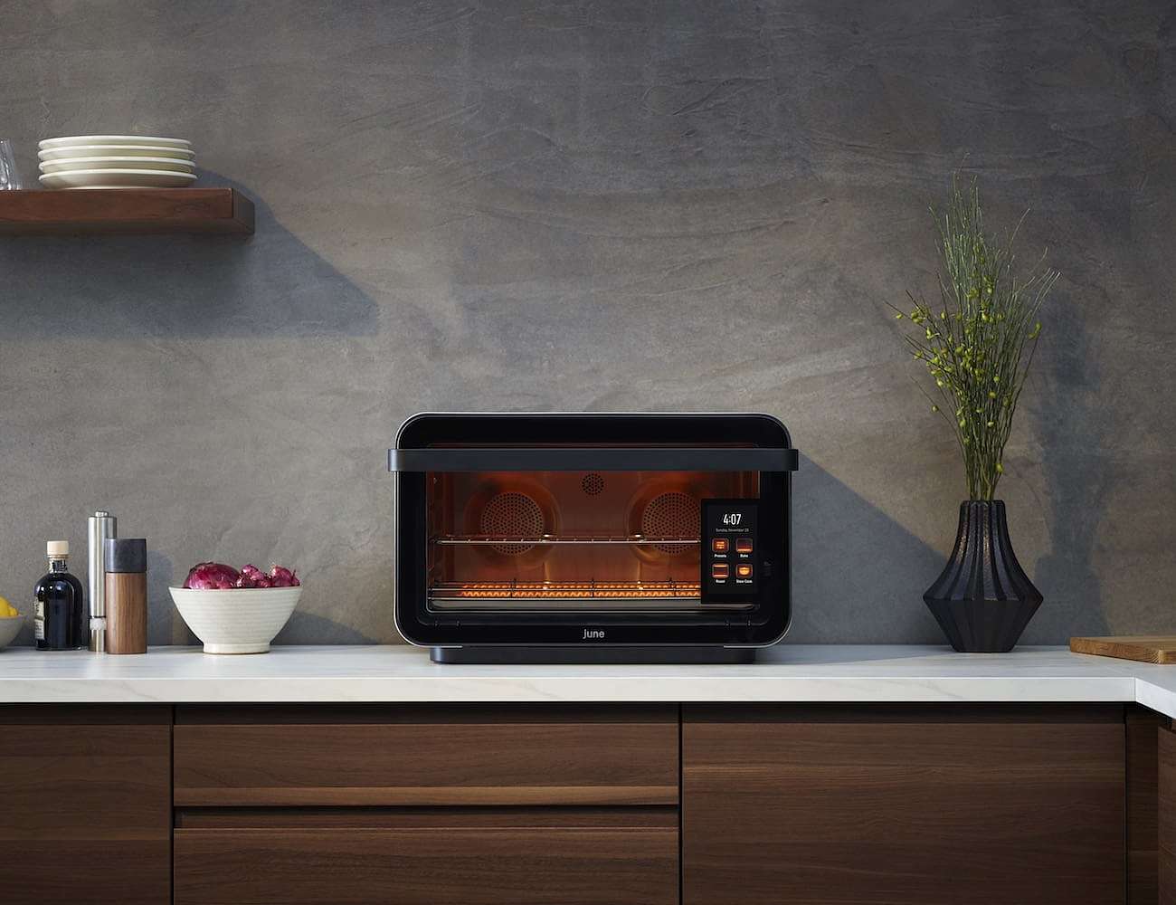 black，Intelligent Desktop oven，June Oven，