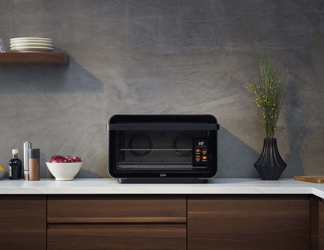 black，Intelligent Desktop oven，June Oven，