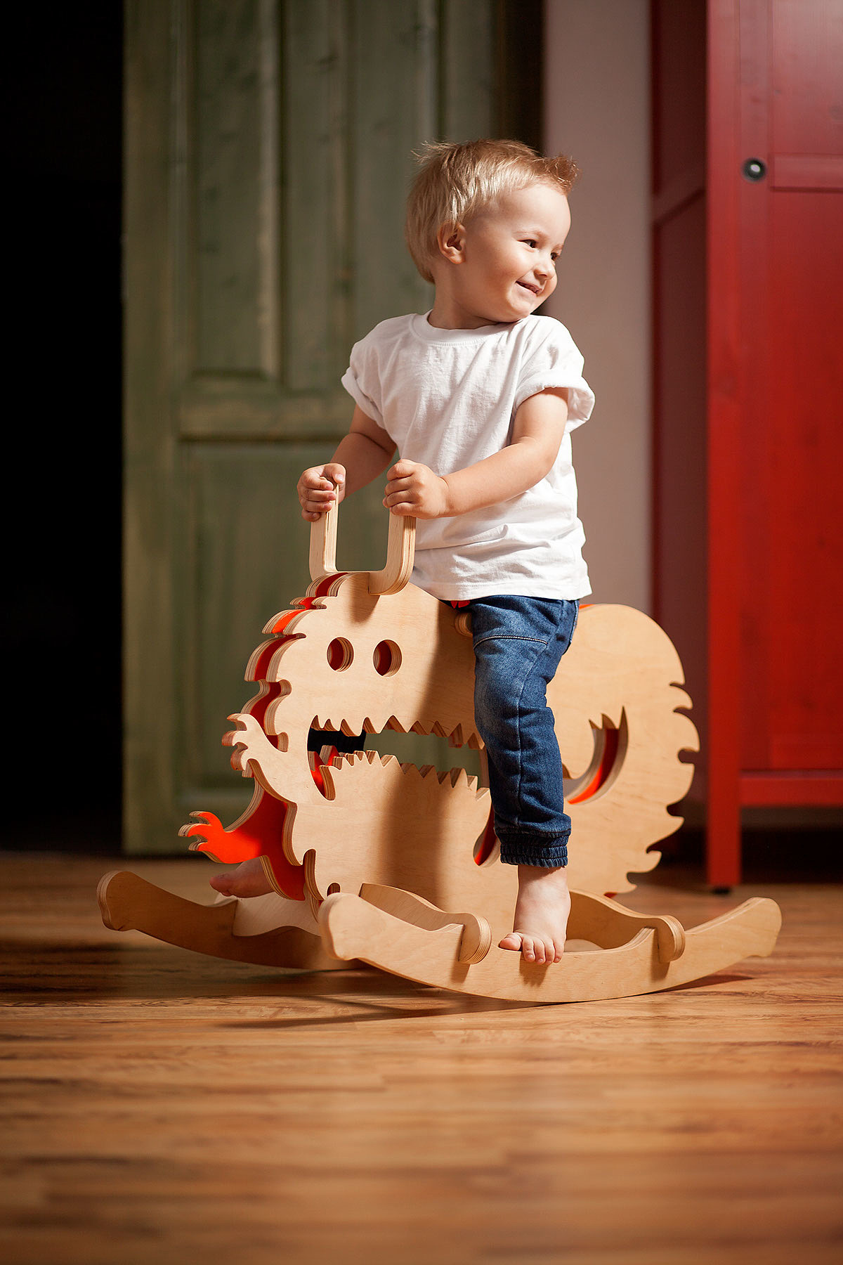 product design，Toys，Children's rocking chair，monster，