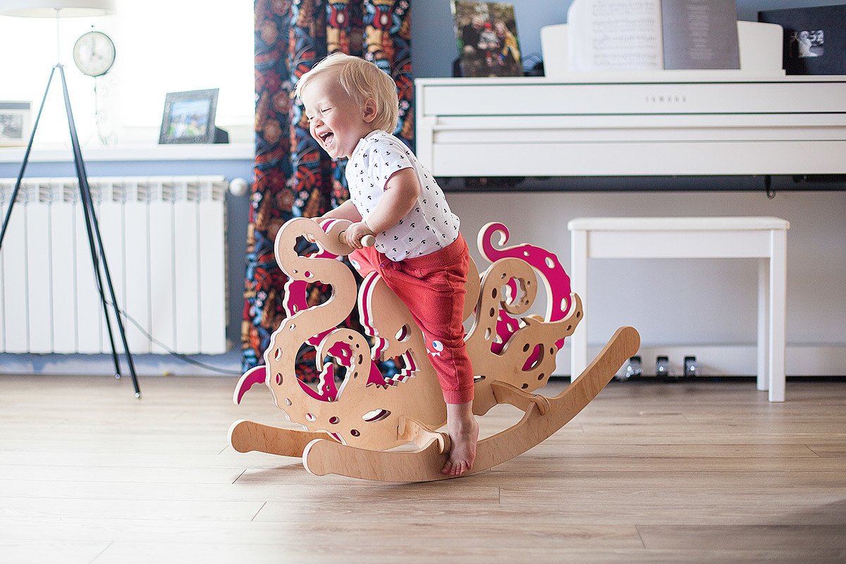 product design，Toys，Children's rocking chair，monster，