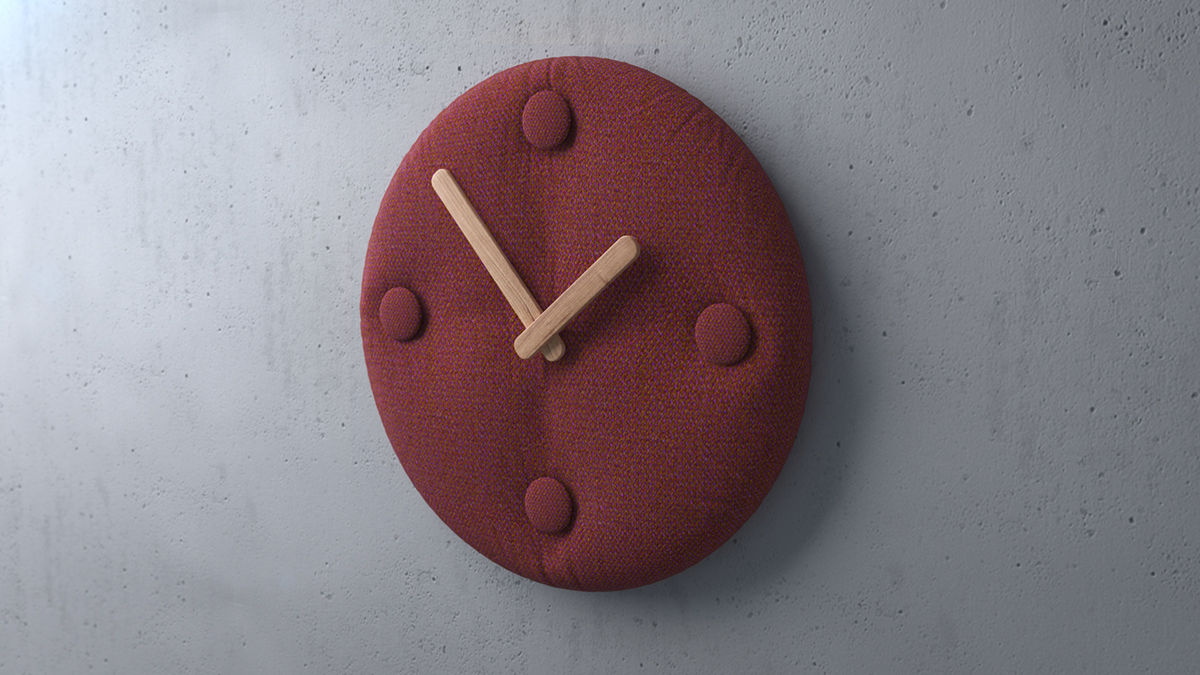 product design，furniture，clocks and watches，B Clock，