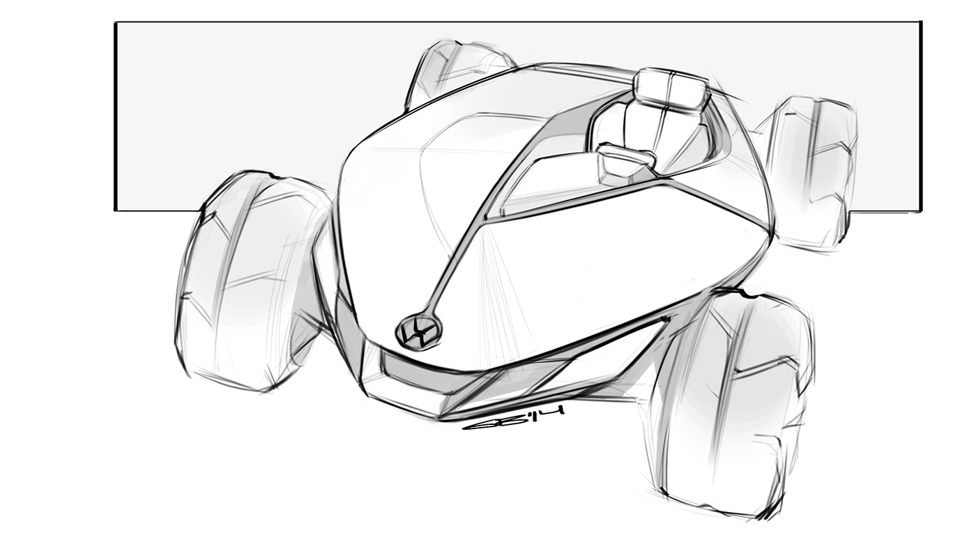 Hand drawn，sketch，Automobile design，Car design，