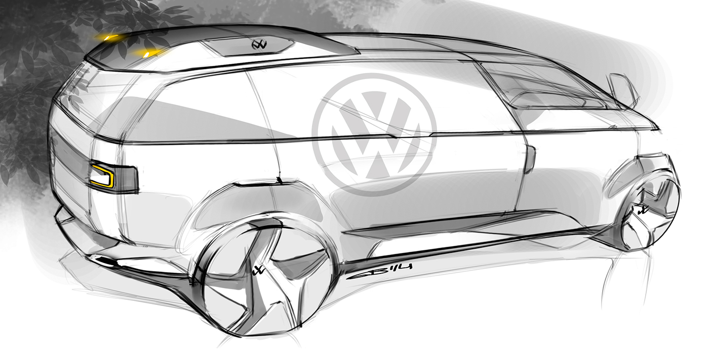 Hand drawn，sketch，Automobile design，Car design，