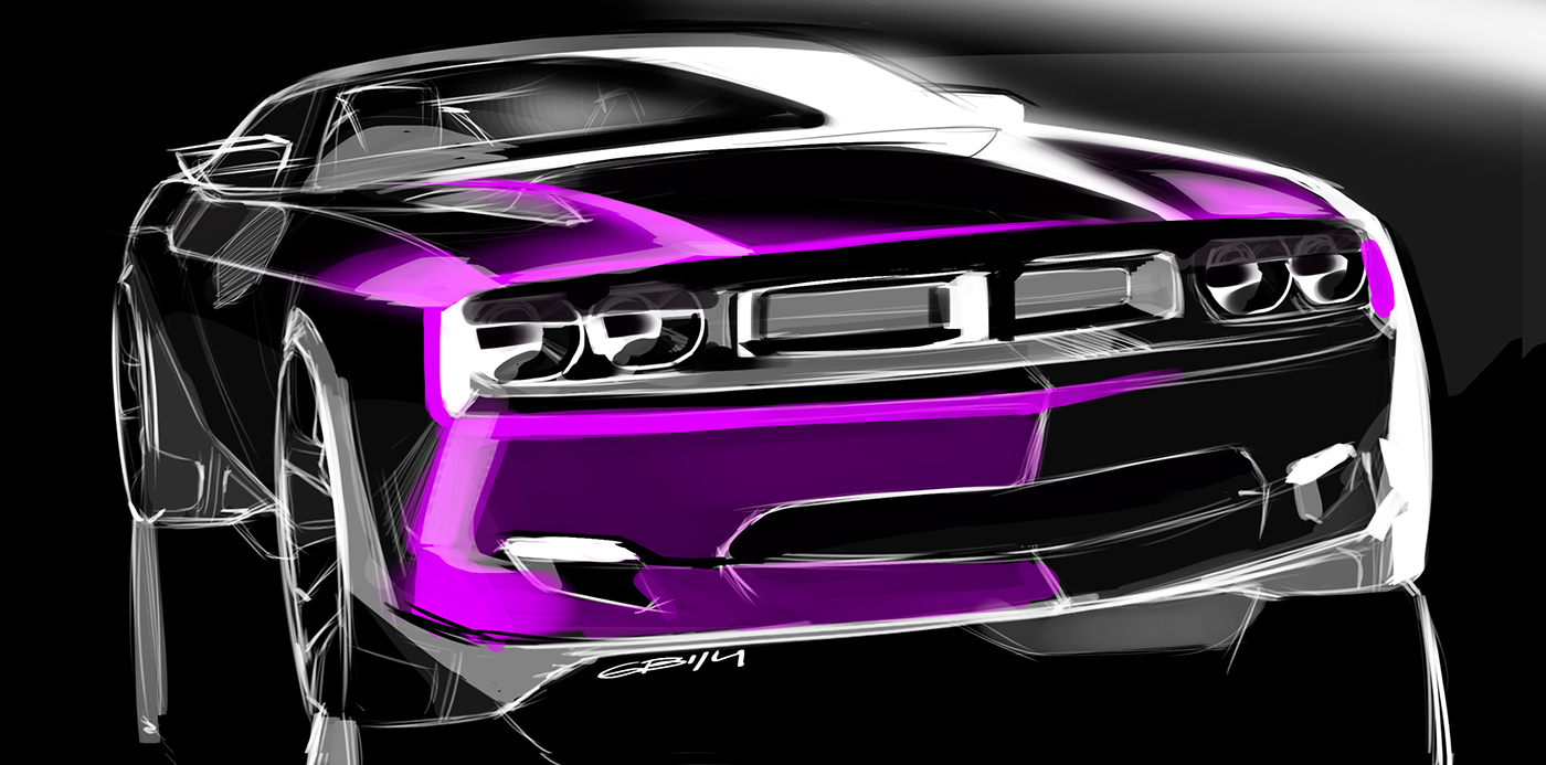 Hand drawn，sketch，Automobile design，Car design，