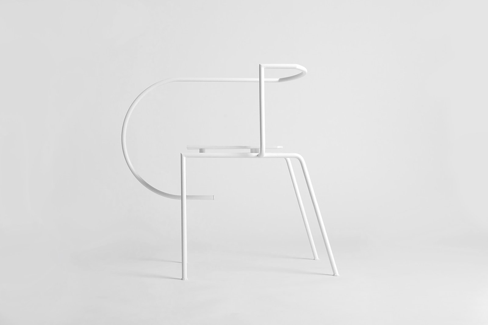 chair，grace，Art，white，Metal，Leatherwear，industrial design，product design，