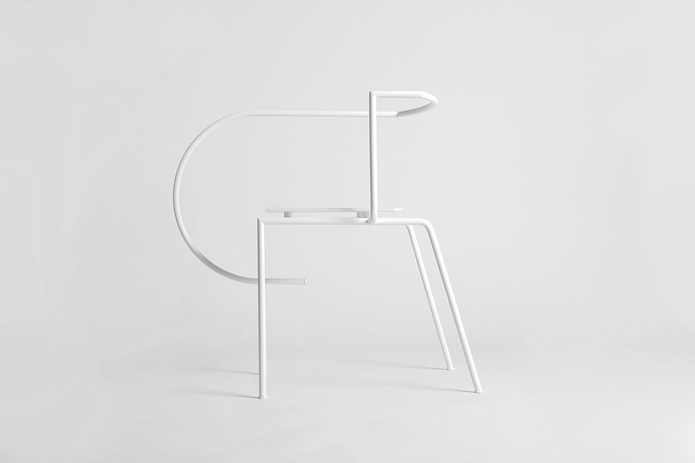 chair，grace，Art，white，Metal，Leatherwear，industrial design，product design，