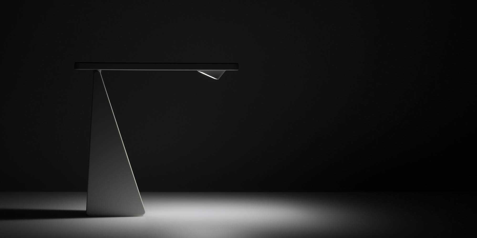 white，Desk lamp，Simplicity，Minimalist，handle，