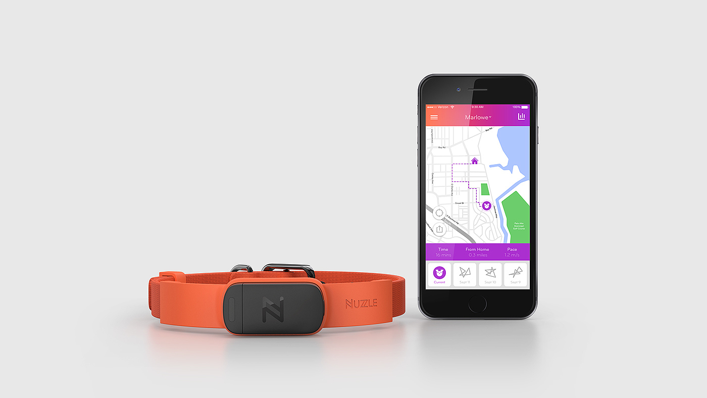 nuzzle，Pet tracker，intelligence，