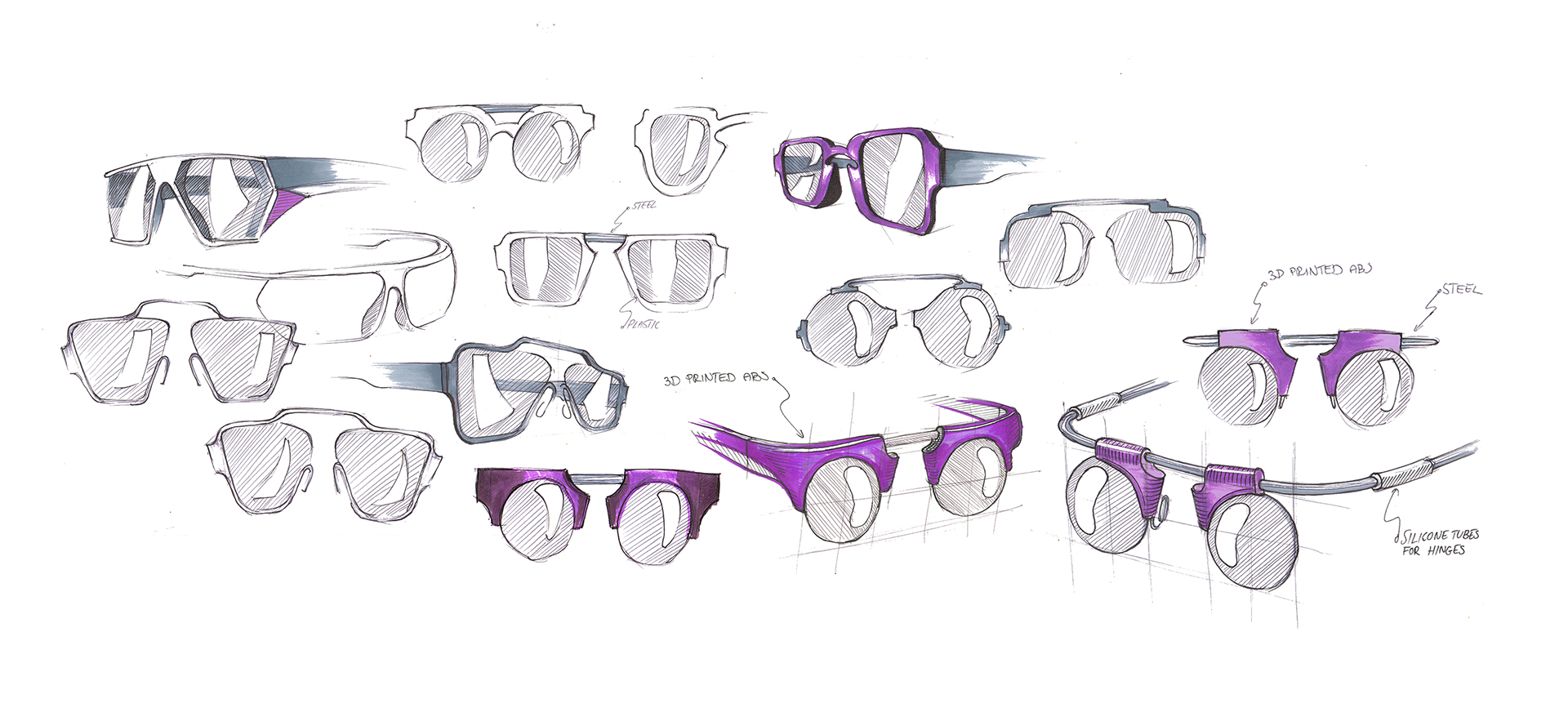 modelling，product design，Sunglasses，
