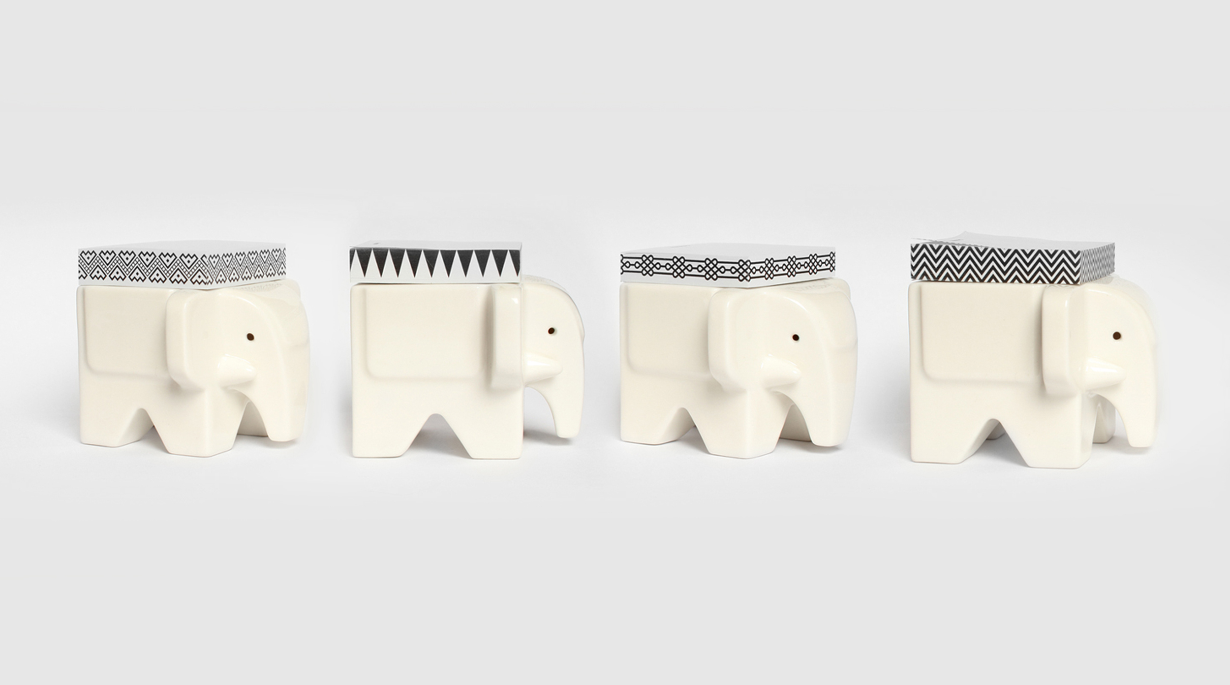 elephant，sticky note，