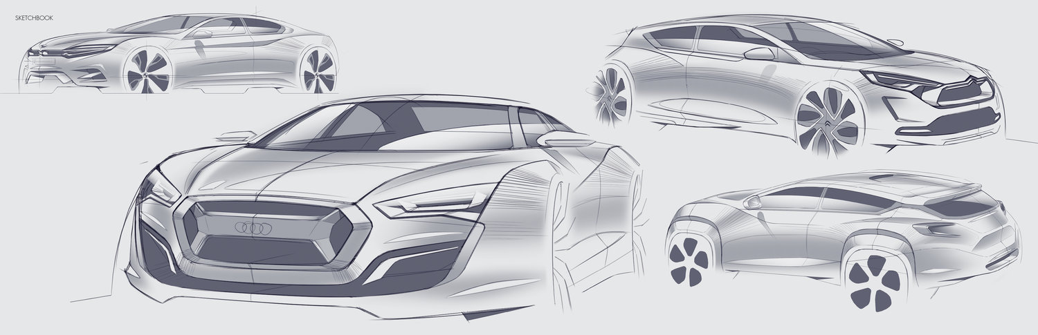 sketch，vehicle，William Lee，Automotive Designer，Automobile design，traffic，