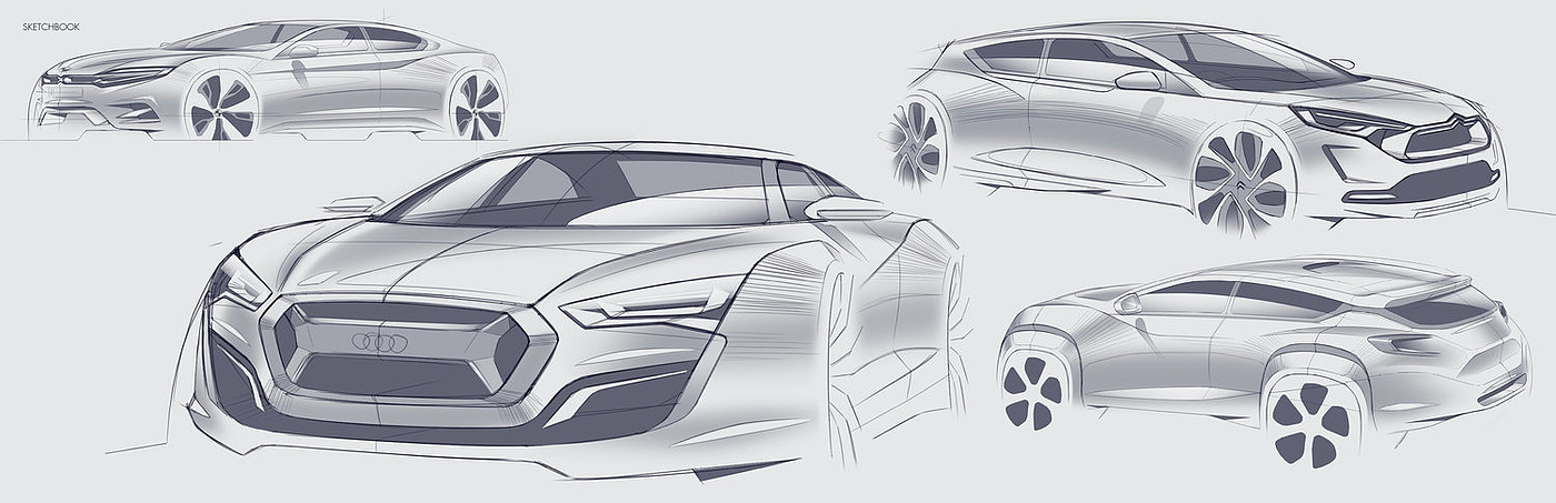 sketch，vehicle，William Lee，Automotive Designer，Automobile design，traffic，