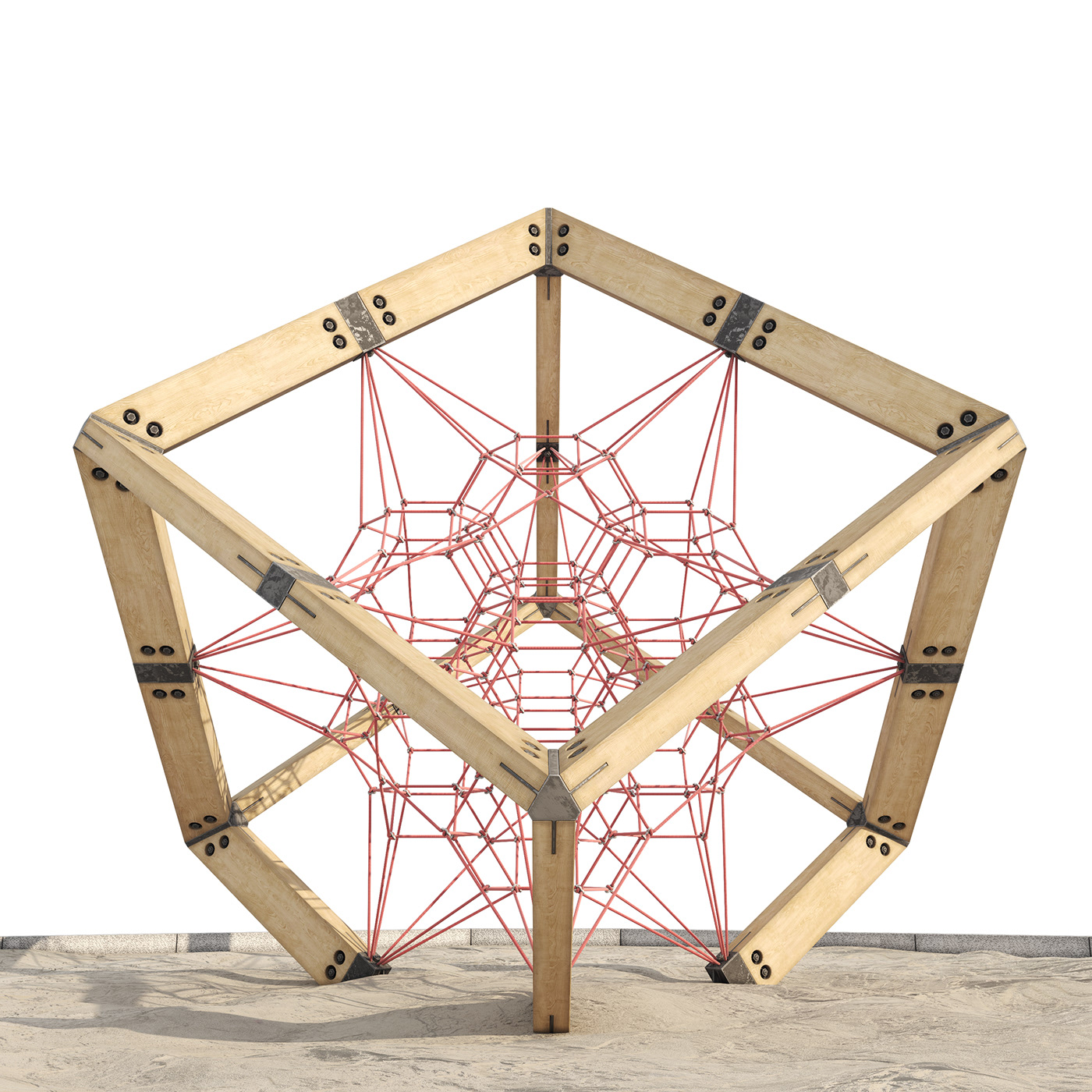 Render Model ，Children's Playground，Cube M，Berliner Globe，