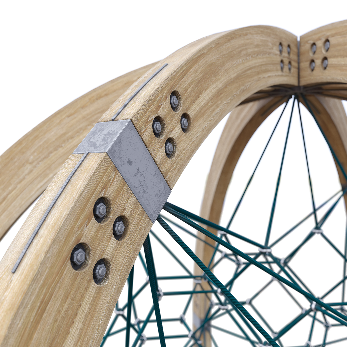 Render Model ，Children's Playground，Cube M，Berliner Globe，