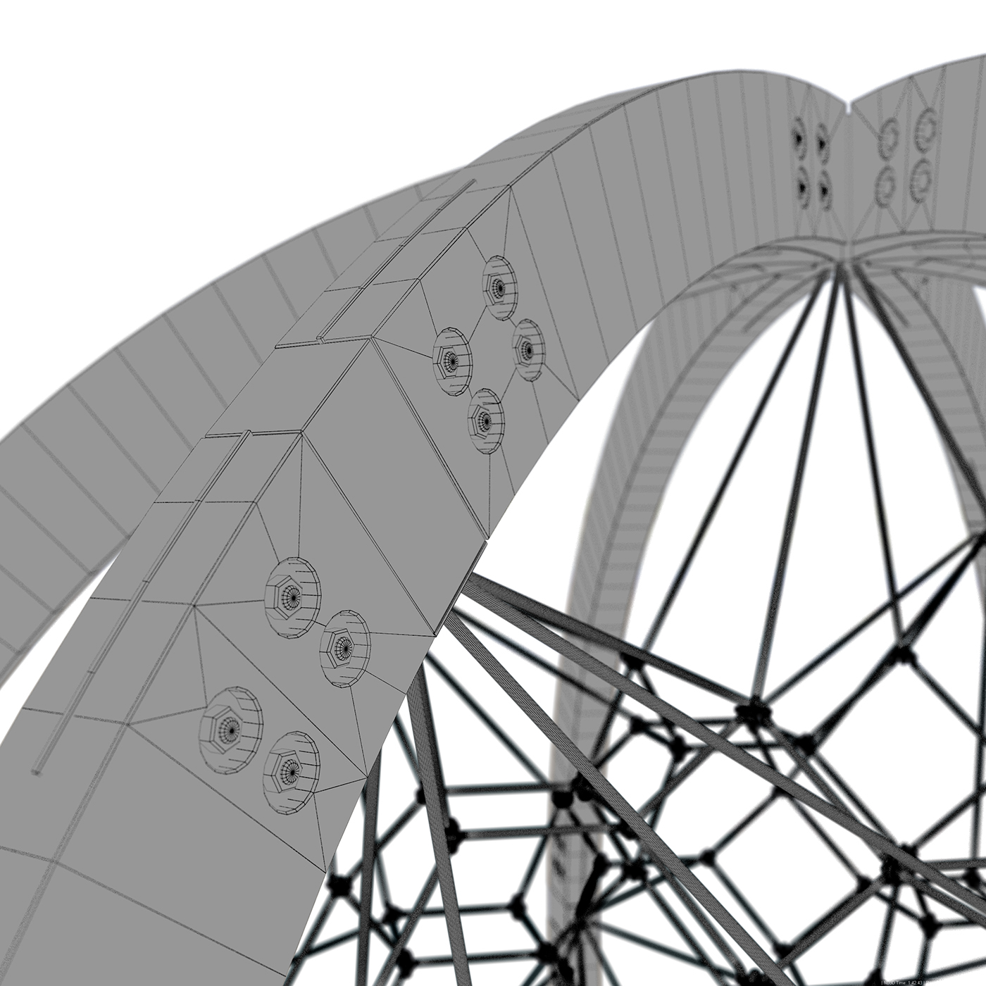 Render Model ，Children's Playground，Cube M，Berliner Globe，
