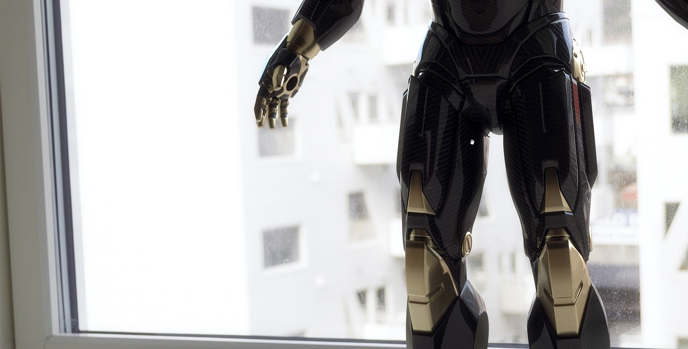 product design，Iron Man，Computer production，