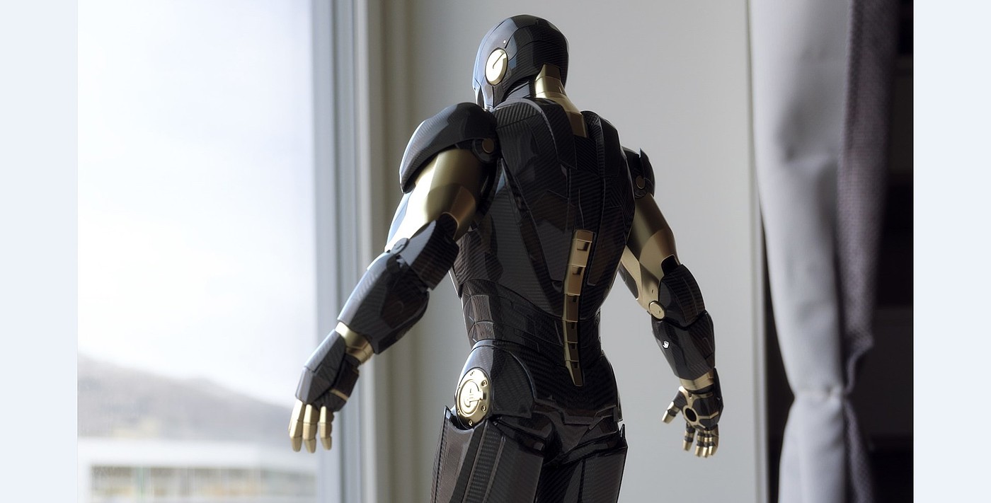 product design，Iron Man，Computer production，