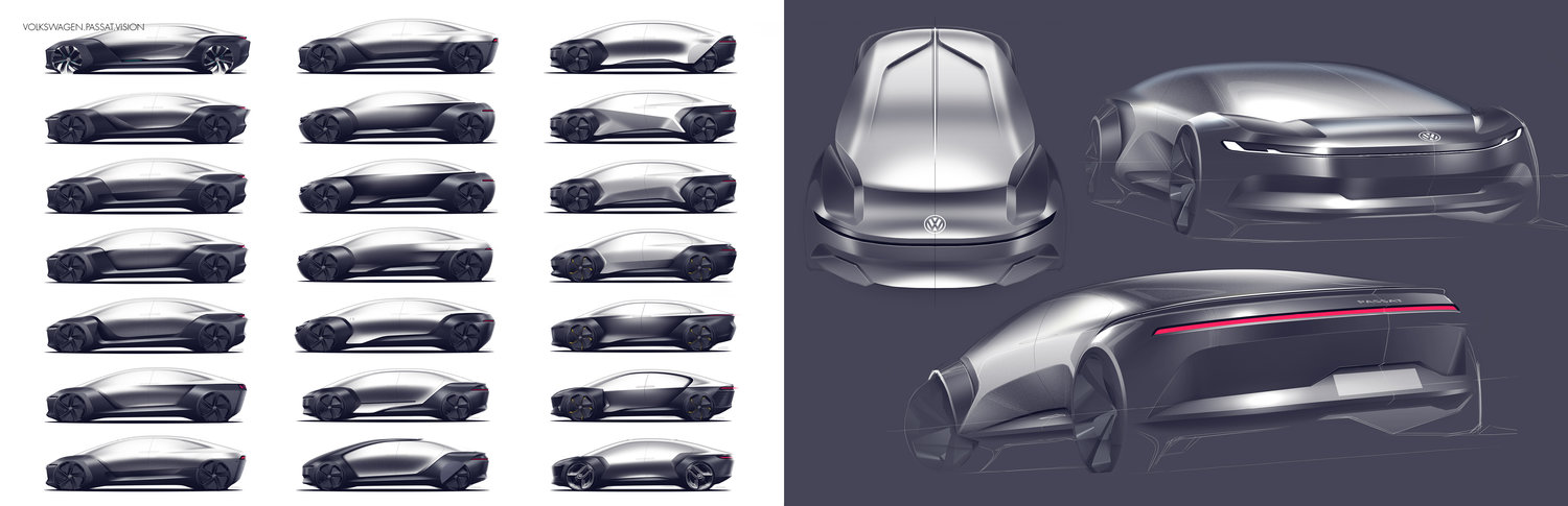 Automobile design，Automotive Designer，vehicle，traffic，William Lee，sketch，