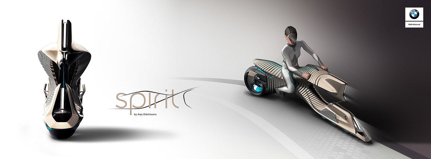 machine design，motorcycle，BMW Spirit，bmw，locomotive，conceptual design，