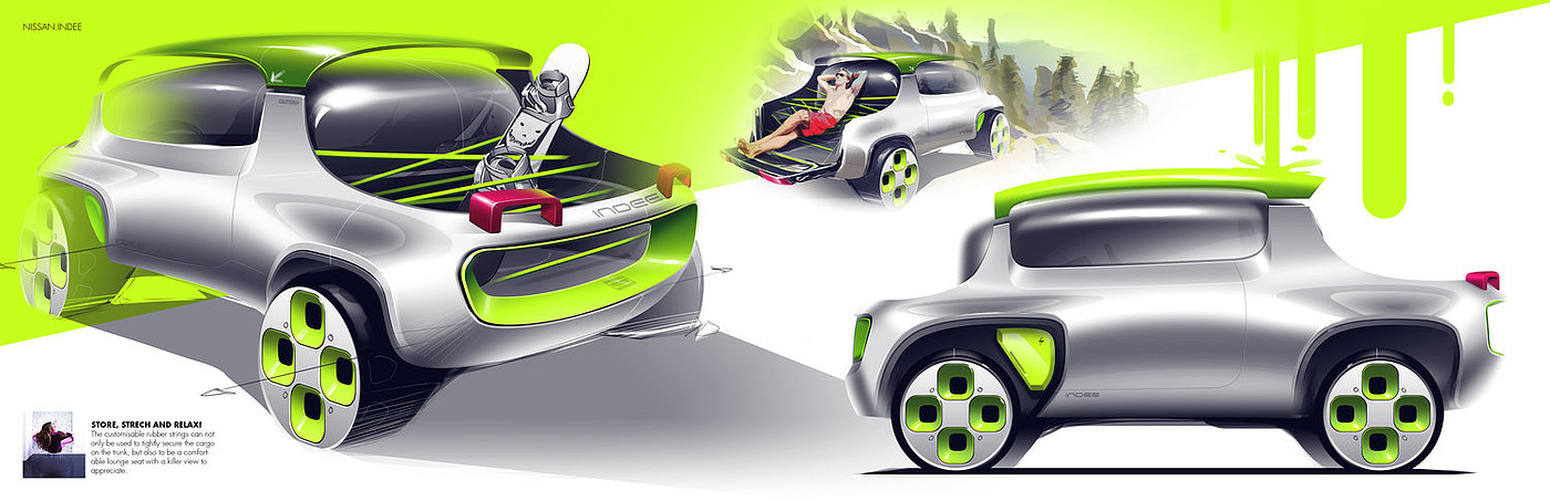 sketch，William Lee，traffic，vehicle，Automotive Designer，Automobile design，