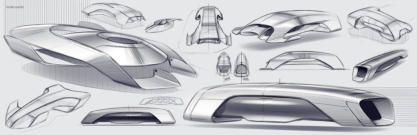 William Lee，sketch，Automobile design，Automotive Designer，vehicle，traffic，