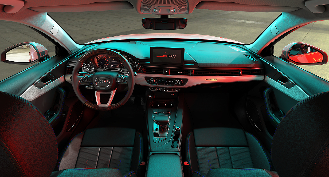 Car rendering，