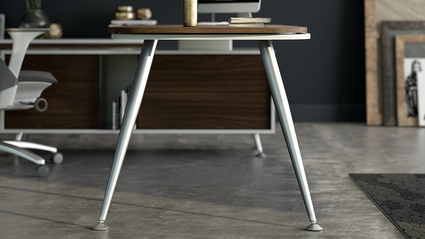 Novara Conic，L-type，desk，Marc Sapetti，