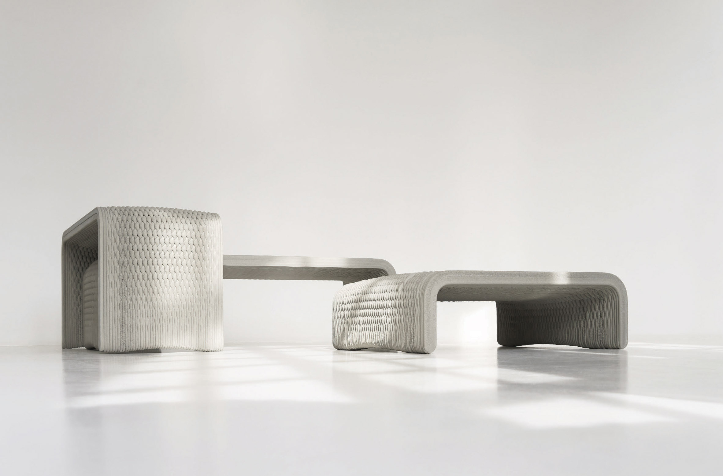 concrete，bench，3D printing，