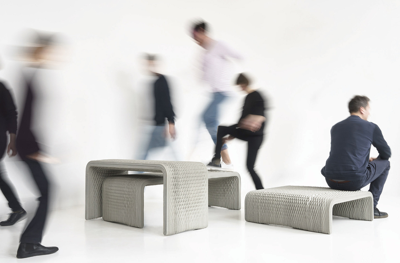 concrete，bench，3D printing，