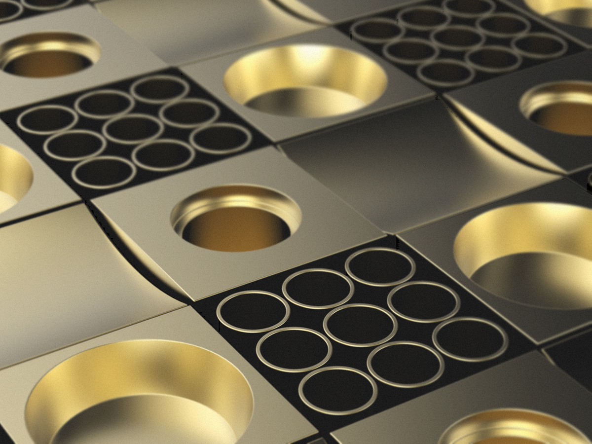 4 BRASS，brass，ornament，square，