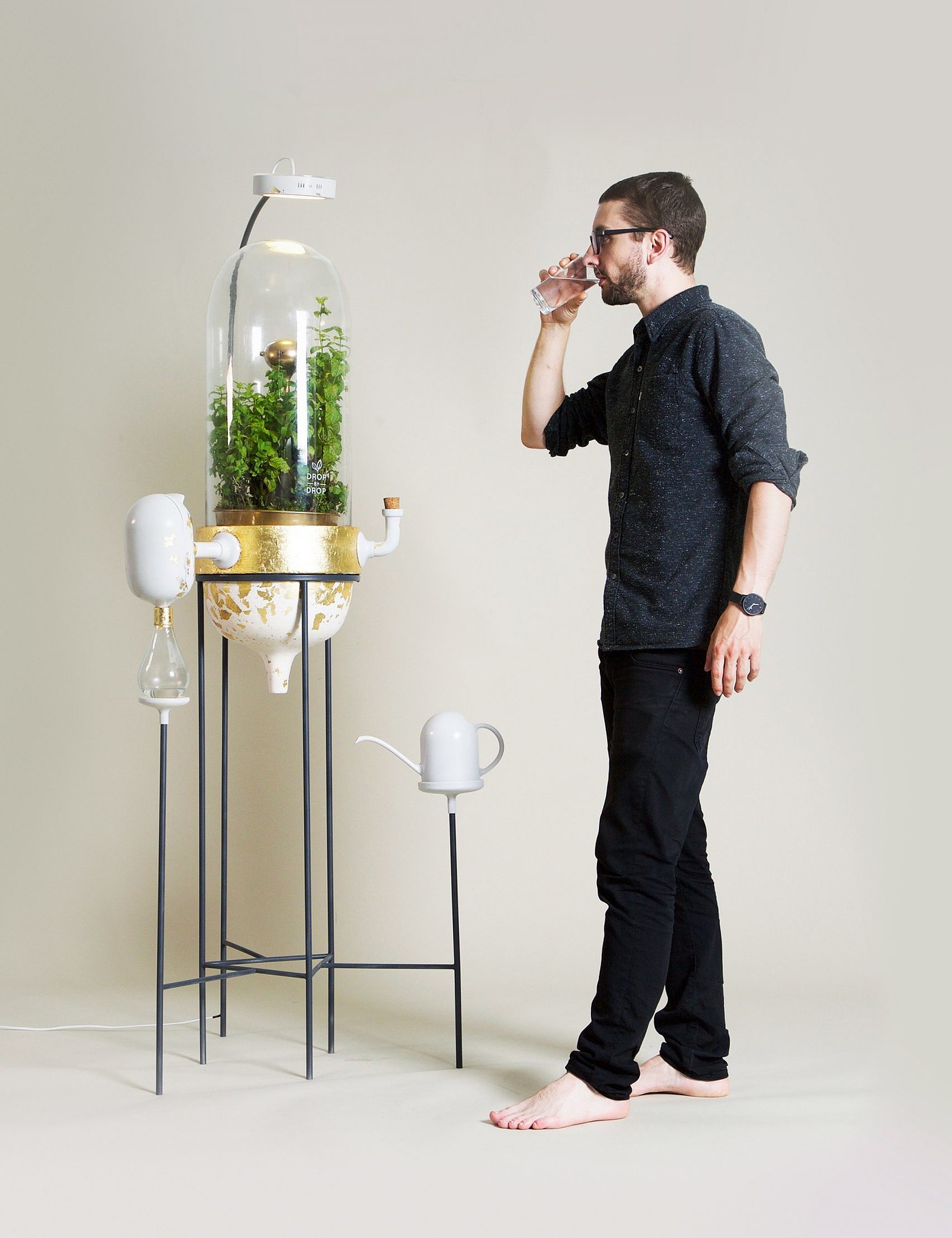 Botany，Glass，filter，Water purifier，Drop by Drop，