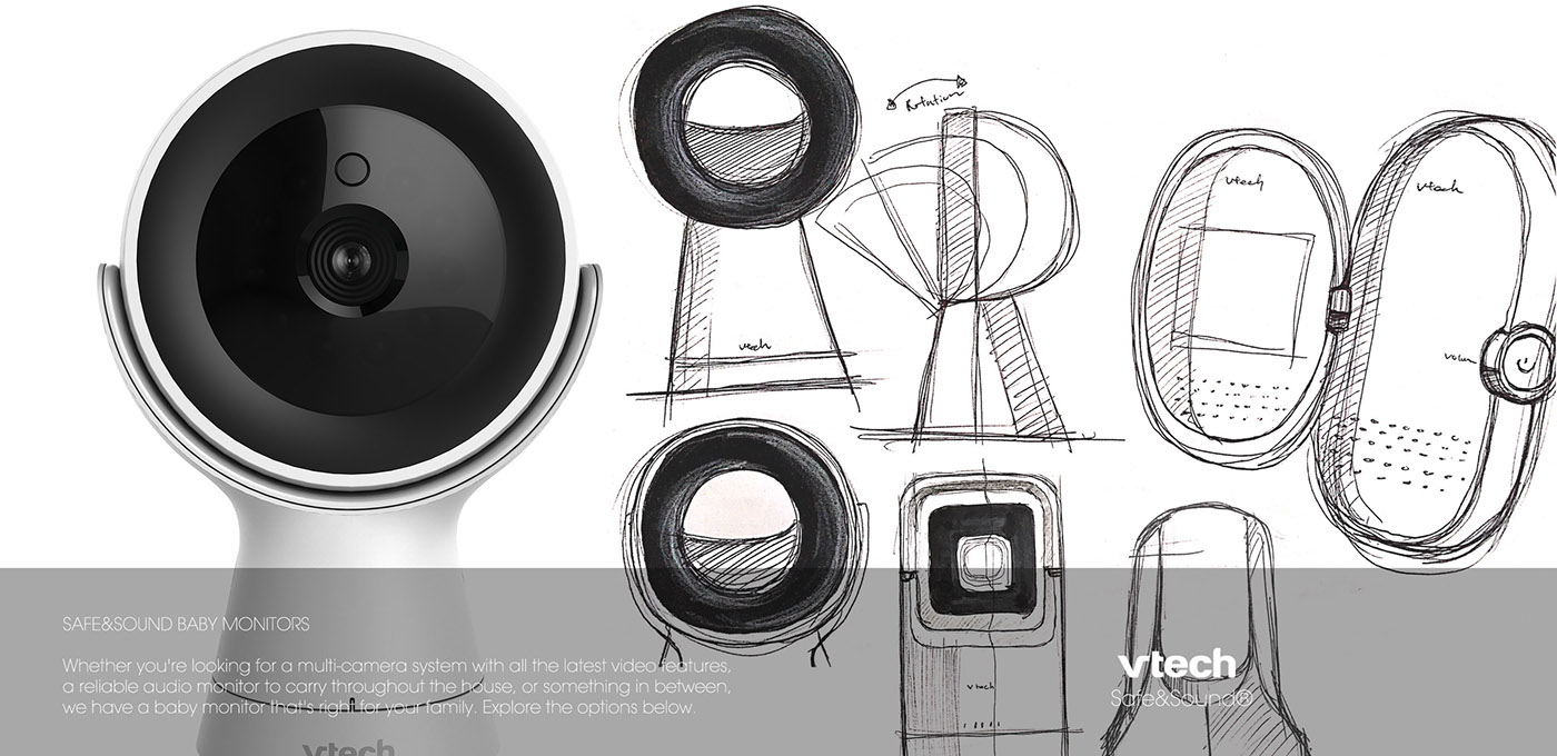 gules，black，monitor，security，baby，Baby Monitor，VTech，