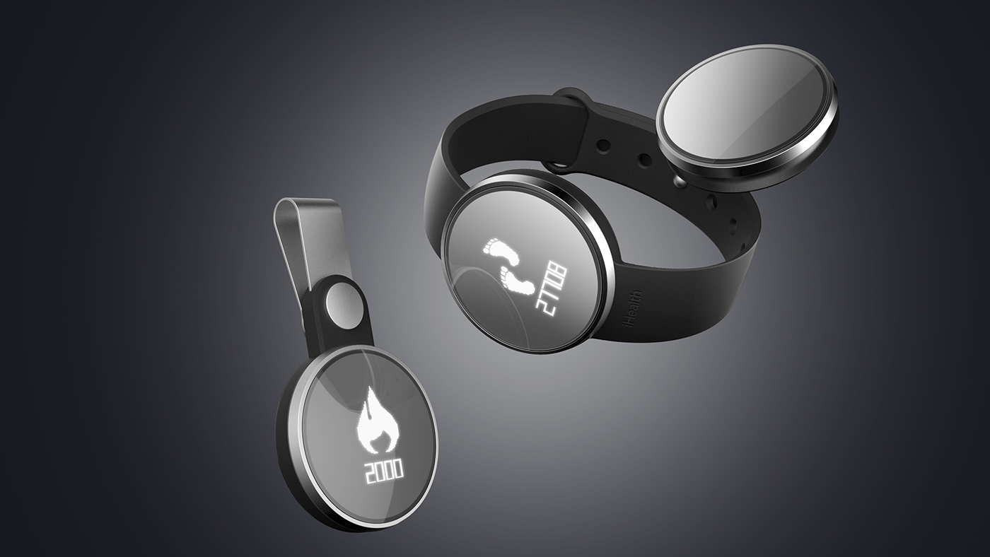 RED DOT，Bracelet，black，industrial design，product design，UI design，