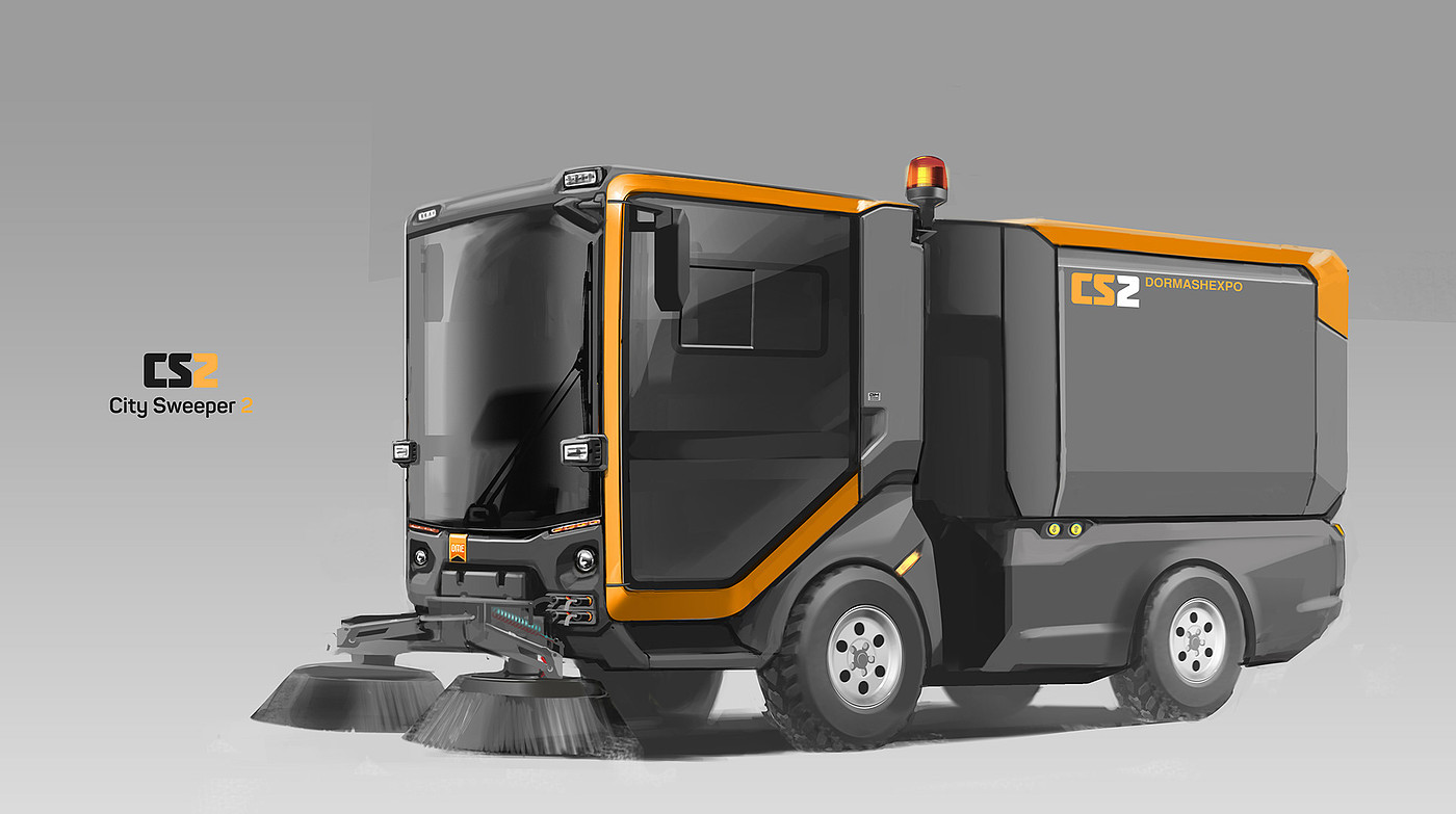 CS2，扫地车，自动化设计，city sweeper 2，